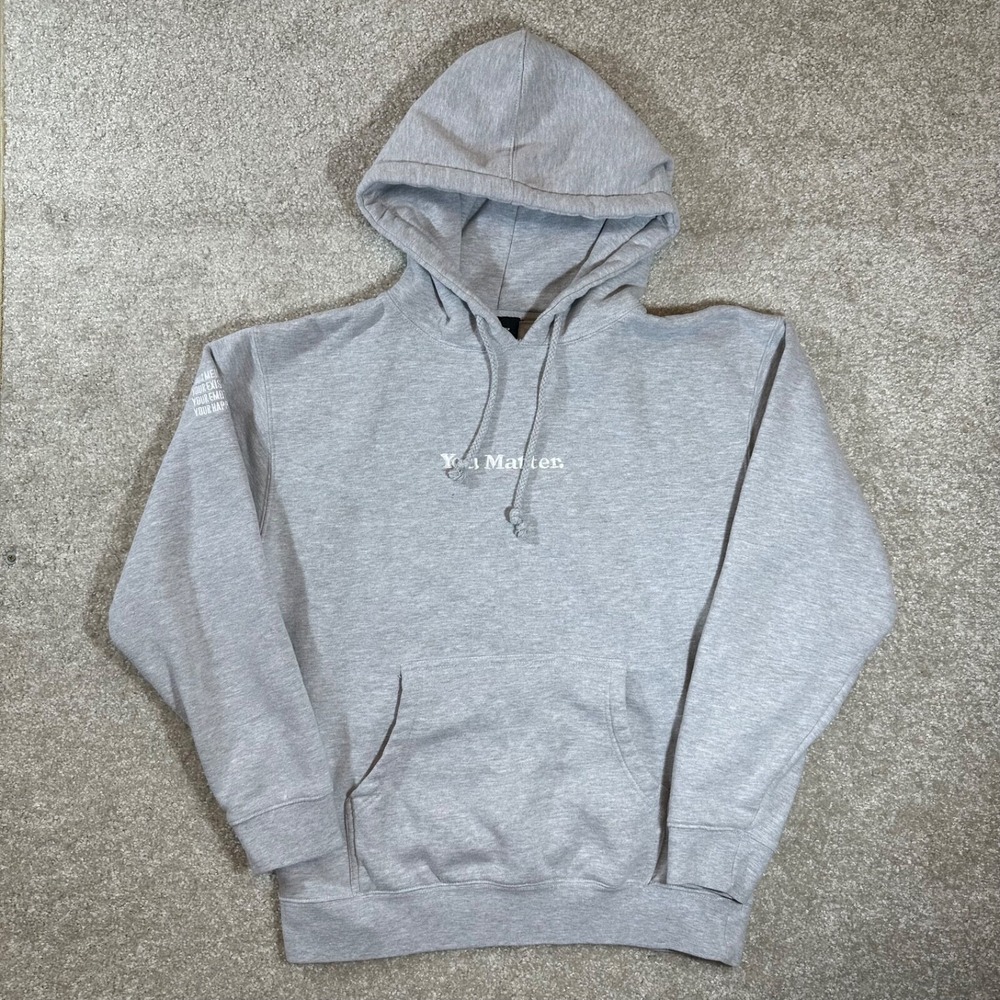 You Matter by Demetrius harmon grey hoodie sweatshirt sz medium